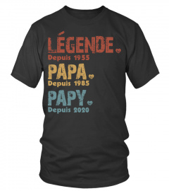 Légende Papa Papy | Custom Years | Legend Father Grandfather FR