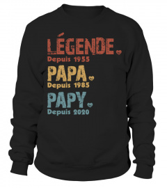 Légende Papa Papy | Custom Years | Legend Father Grandfather FR