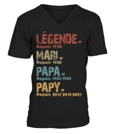 Many Years Légende Mari Papa Papy | Custom Years FR