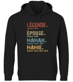 Many Years Légende Épouse Maman Mamie | Custom Years FR