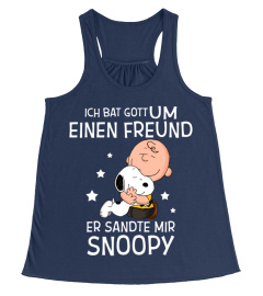 ICH BAT GOTT UM EINEN FREUND ER SANDTE MIR SNOOPY