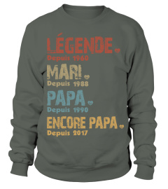 Custom Year Légende Mari Papa Encore Papa FR