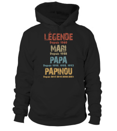 Custom Year Légende Mari Papa Papinou FR