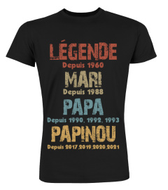 Custom Year Légende Mari Papa Papinou FR