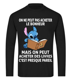 ON NE PEUT PAS ACHETER LE BONHEUR MAIS ON PEUT ACHETER DES LIVRES C'EST PRESQUE PAREIL