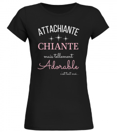 "Attachiante", Tshirt Femme Humoristique