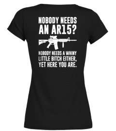 Nobody needs an AR15?