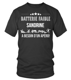 Batterie faible, Sandrine a besoin d'un apéro! - Edition Limitée