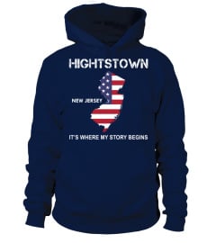 Hightstown, NJ its where my story begins hoodie tshirt