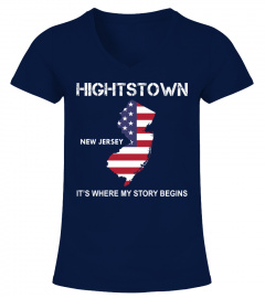 Hightstown, NJ its where my story begins hoodie tshirt