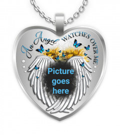 An Angel Watches Over Me Memorial Necklace