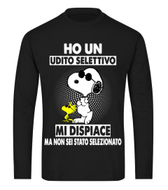 HO UN UDITO SELETTIVO MI DISPIACE MA NON SEL STATO SELEZIONATO