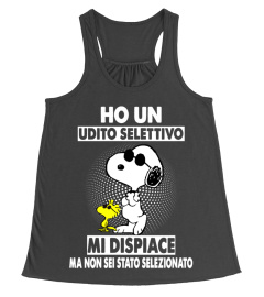 HO UN UDITO SELETTIVO MI DISPIACE MA NON SEL STATO SELEZIONATO