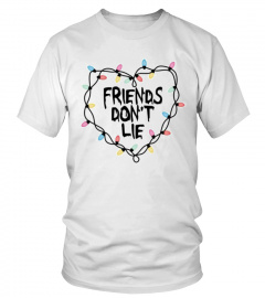 Stranger Things Friends Don't Lie Light Bulp Tshirt