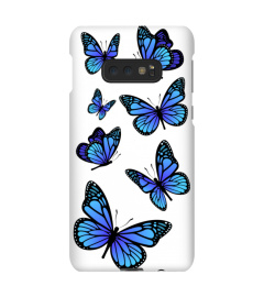 blue morpho butterfly phone case Samsung Galaxy S10 S20, S20+ S20 ultra samsung note 9, 10, Note 20