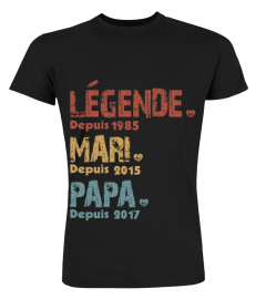 Légende Mari Papa | Custom Year | Legend Husband Daddy Since FR