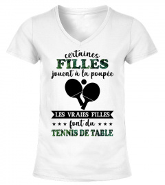 Table de tennis - certaines filles