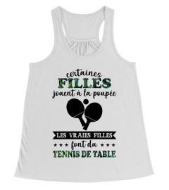 Table de tennis - certaines filles