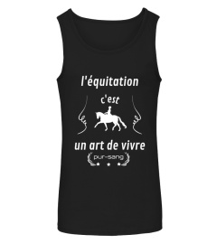 t-shirt l' équitation c'est un art de vivre