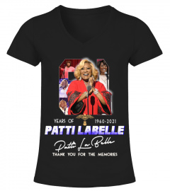 PATTI LABELLE 61 YEARS OF 1960-2021