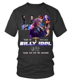 BILLY IDOL 48 YEARS OF 1973-2021