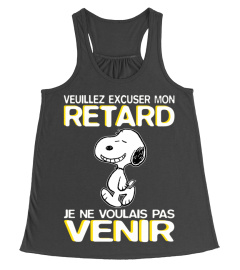 VEUILLEZ EXCUSER MON RETARD JE NE VOULAIS PAS VENIR