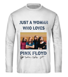 Just A Woman Who Loves Pink Floyd Vintage Signatures