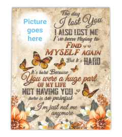 The Day I Lost You Memorial Canvas