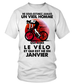 Ne sous-estimez un vieil homme Le Vélo janvier