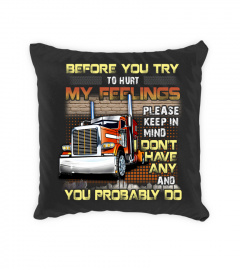 Trucker - Before you try to hurt my feelings, please keep in mind, I don't have any and you probably do.