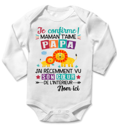 JE CONFIRME! MAMAN T'AIME PAPA