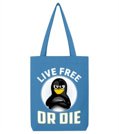 Live free or die Linux Tux