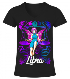 Libra Fairy Zodiac Birthday Anime Fairies Libra shirt