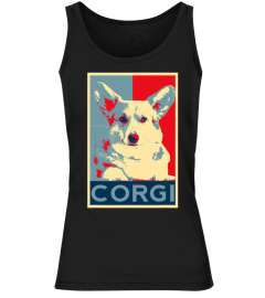 Corgi Art Dog Art for Fans of Corgis and Dogs T-Shirt Copy