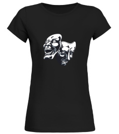 t-shirt masque comedia del arte