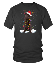 christmas labrador retriever dog chocolate lab lover s 