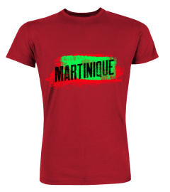 Martinique Rouge Vert Noir couleur du drapeau