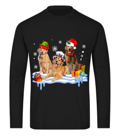 cute golden retriever christmas 