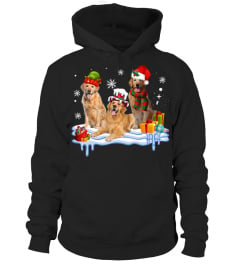 cute golden retriever christmas 