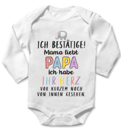 ICH BESTATIGE MAMA LIEBT PAPA