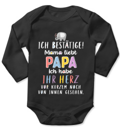 ICH BESTATIGE MAMA LIEBT PAPA