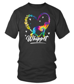 Whippet Tie Dye Rainbow Dog Lover Gift T-Shirt