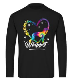 Whippet Tie Dye Rainbow Dog Lover Gift T-Shirt