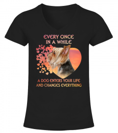 Every Once In A While A Dog Enters Yorkshire Terrier T-Shirt