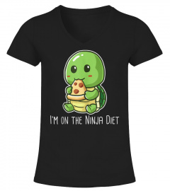 im on  ninja diet funny turtle eating pizza nerd geek 