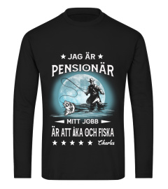 Jag är pensionär T shirt - Fishing SE