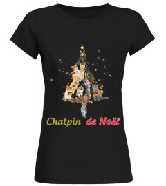 Chat Sapin de noël idée cadeau Chat noël
