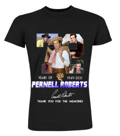 PERNELL ROBERTS 72 YEARS OF 1949-2021