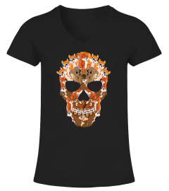 HALLOWEEN SKULL SHIRT WITH SQUIRREL