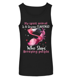 MOTHERS DAY my spirit animal is a grumpy flamingo LOVER T-Shirt